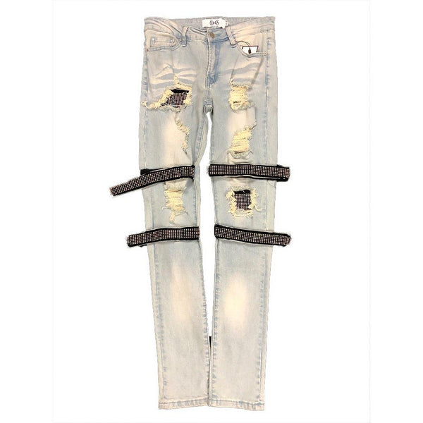 Dna Jeans Silver Stones(Knee) - NYC Style