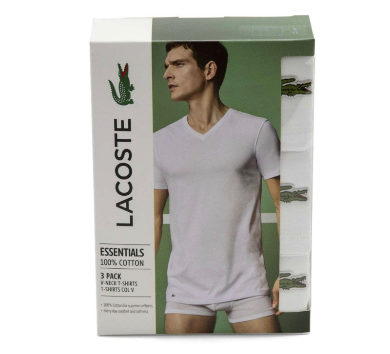 Lacoste  3 Pack V-Neck